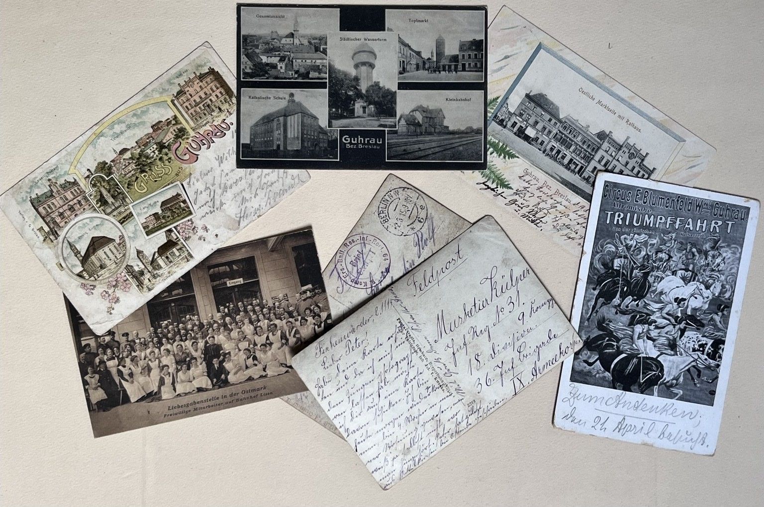 Historische Postkarten und Ansichtskarten